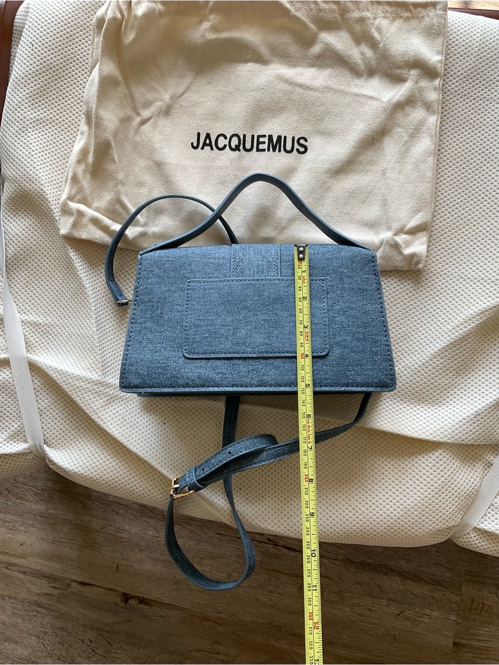 Jacquemus Denim Blue Shoulder Bag - Picture 4 of 6